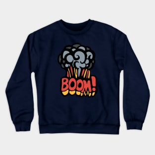 Boom Explosion illustration Crewneck Sweatshirt